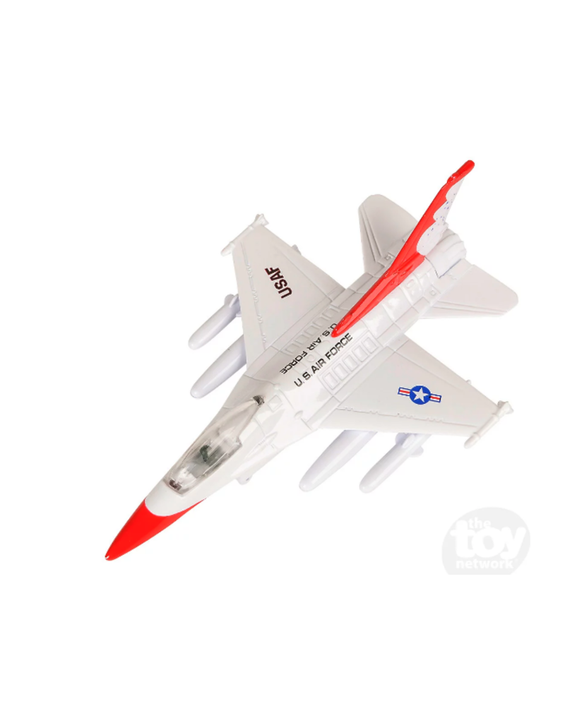 The toy network Die-cast Pullback Air Force USAF F-16 Falcon (7.5")