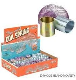 The toy network Novelty Mini Metal Coil Spring Slinky (1"; Colors Vary; Sold Individually)