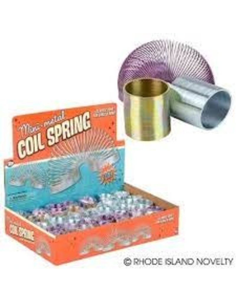 The toy network Novelty Mini Metal Coil Spring Slinky (1"; Colors Vary; Sold Individually)
