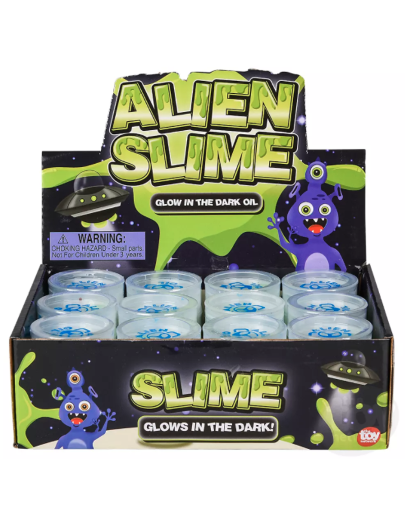 The toy network Novelty Glow in the Dark Alien Oil Slime (2.25", Sold Individually)