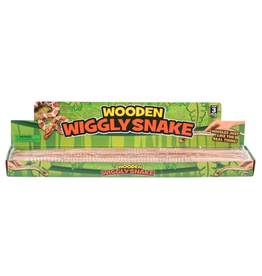 The toy network Wooden Wiggly Snake 20" (Color Varies; Sold Individually)