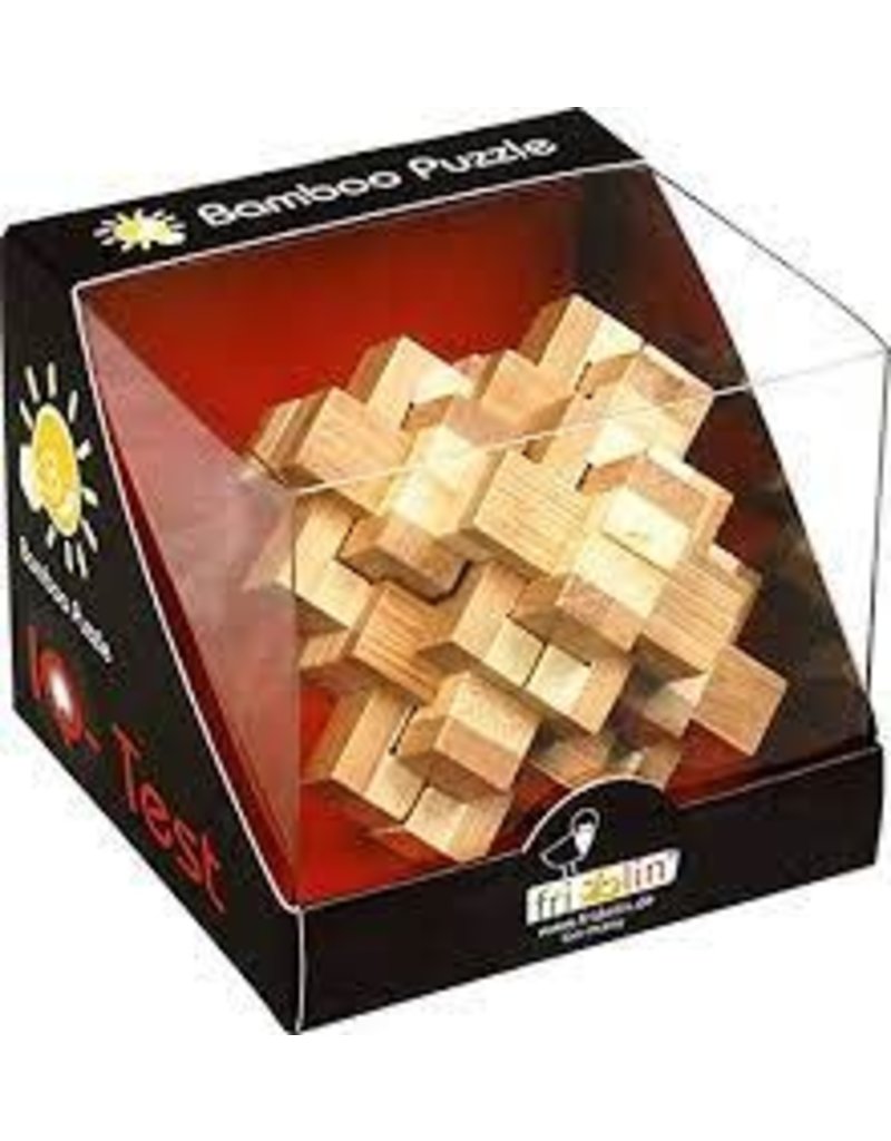 Fridolin Brainteaser IQ Test Bamboo Puzzle - Pineapple