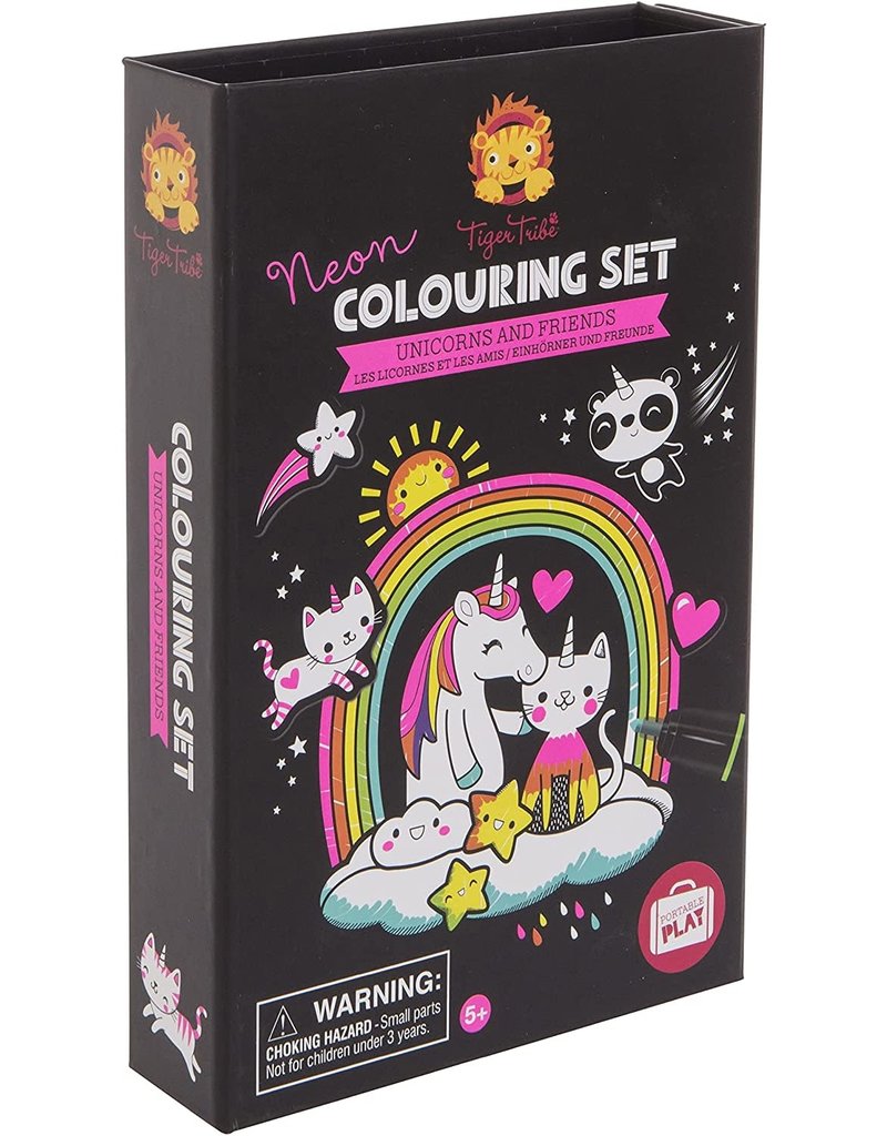 Tiger Tribe Artistic Tiger Tribe Colouring Set - Unicorns & Friends