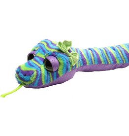 Wild Republic Plush Sweet & Sassy Snake Stripes (Purple, Blue, and Green)