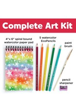 Faber-Castell Craft Kit How To Rainbow Watercolor Pencils Starter Set