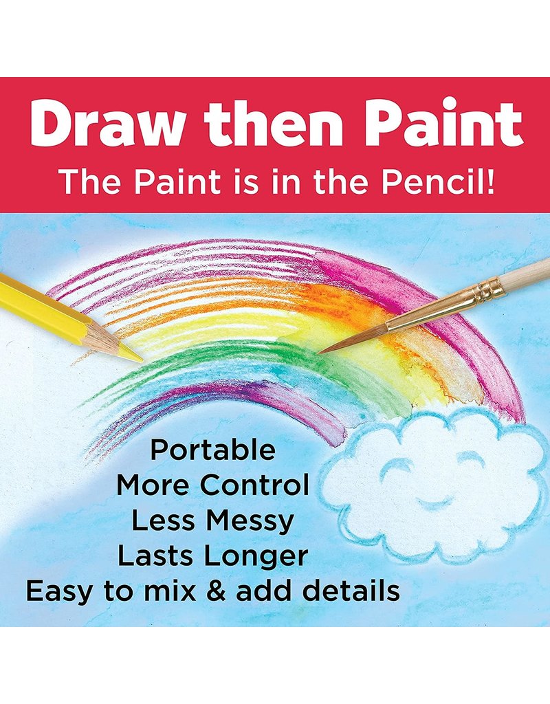 Faber-Castell Craft Kit How To Rainbow Watercolor Pencils Starter Set