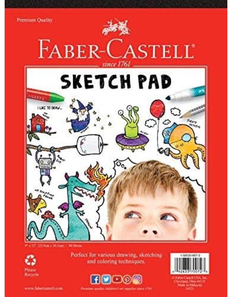Faber-Castell Art Supplies Sketch Pad (9" x 12")