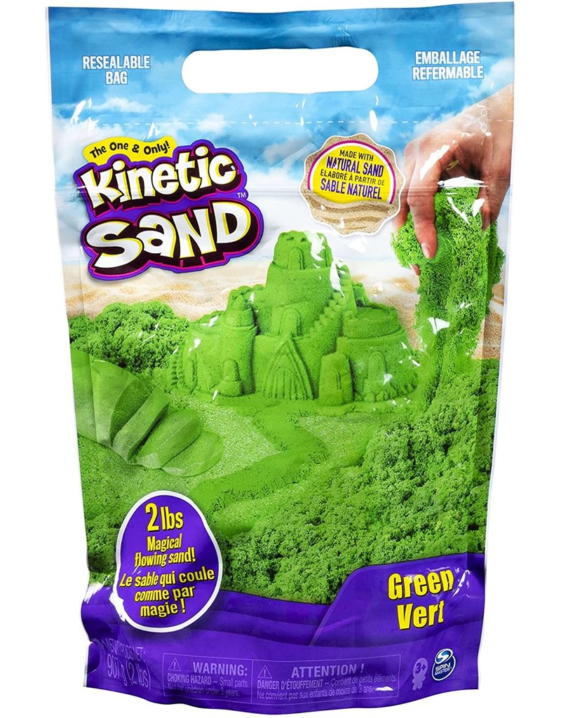 Spin Master Sensory Kinetic Sand - Green (2 lb Bag)