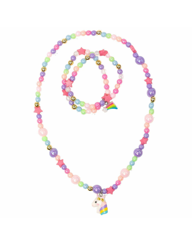 Creative Education (Great Pretenders) Jewelry Cheerful Starry Unicorn  Necklace & Bracelet