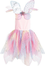 Creative Education (Great Pretenders) Costume Rainbow Fairy Dress & Wings (Size 5-6)