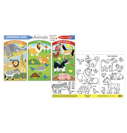 Melissa & Doug Learning Mat Animals