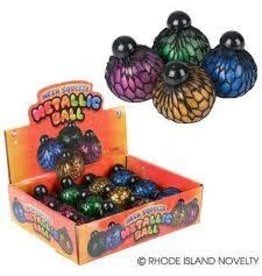 The toy network Novelty Mesh Squeeze Metallic Ball (Colors Vary; Sold Individually)