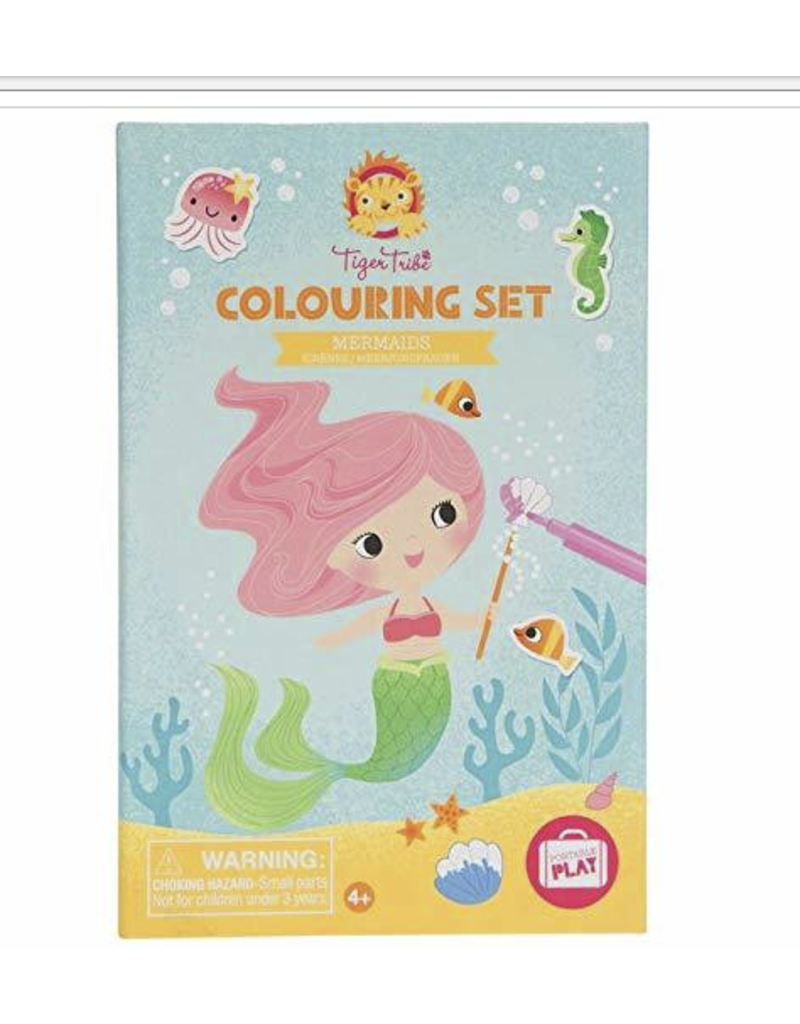 Tiger Tribe Artistic Tiger Tribe Colouring Set - Mermaids