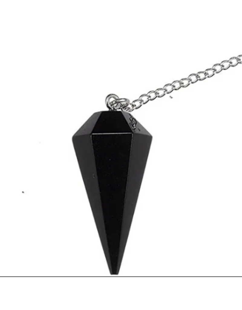 Squire Boone Village Jewelry Pendulum - Black Onyx Plumb