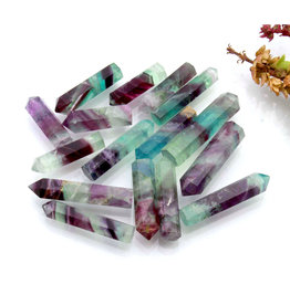 Squire Boone Village Rock/Mineral Fluorite Polished Points (Sizes and Colors Vary; Sold Individually)