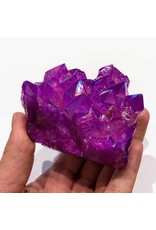 Squire Boone Village Rock/Mineral Apophyllite Titanium (Purple)