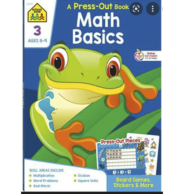 School Zone Workbook Math Basics 3 (Ages 8-9)