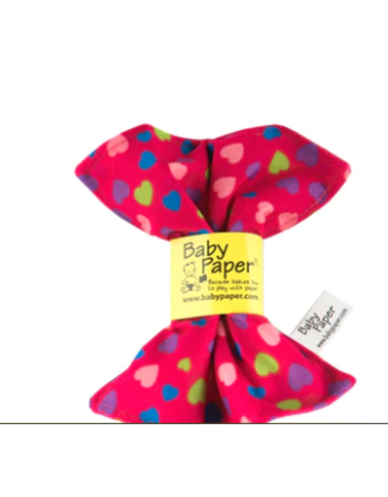 Wize Choice Creations/Baby Paper Baby Paper Pink Hearts Pow Science LLC