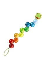Haba Baby Pacifier Chain - Rainbow Pearls
