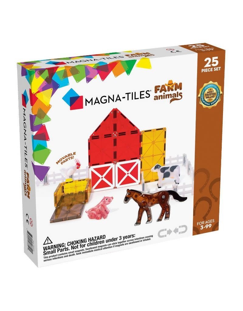 Magnatiles Magnetic Magna-Tiles Farm Animals