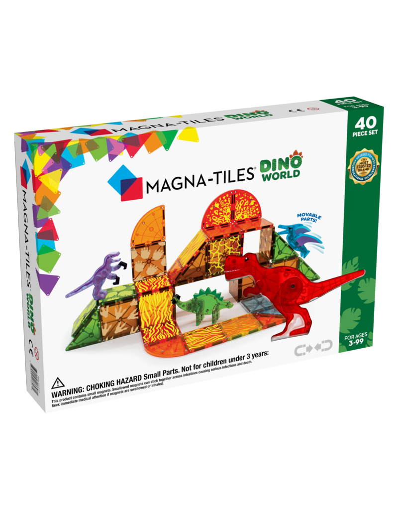 Magnatiles Magna-Tiles Dino World (40 Piece Set)