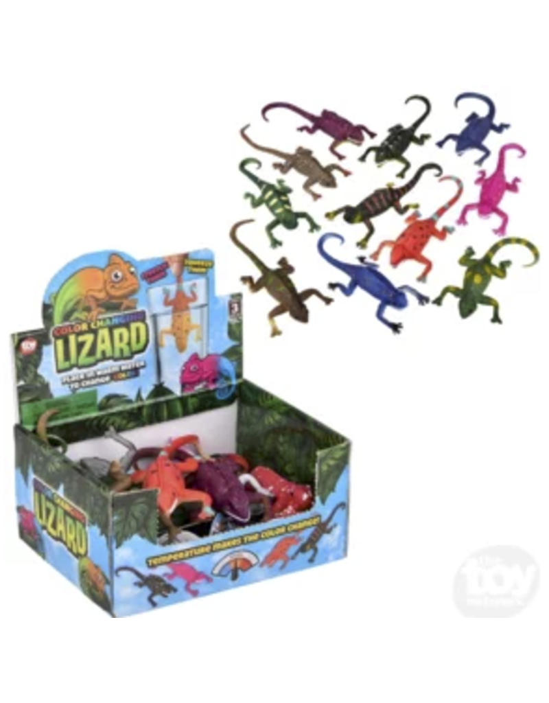 Rhode Island Novelty Novelty Color Changing Lizard (Colors Vary; Sold Individually)