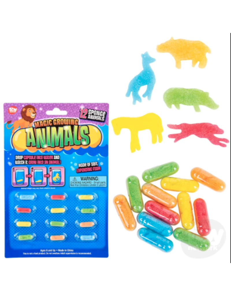 Rhode Island Novelty Novelty Magic Growing Capsules - Safari Animals