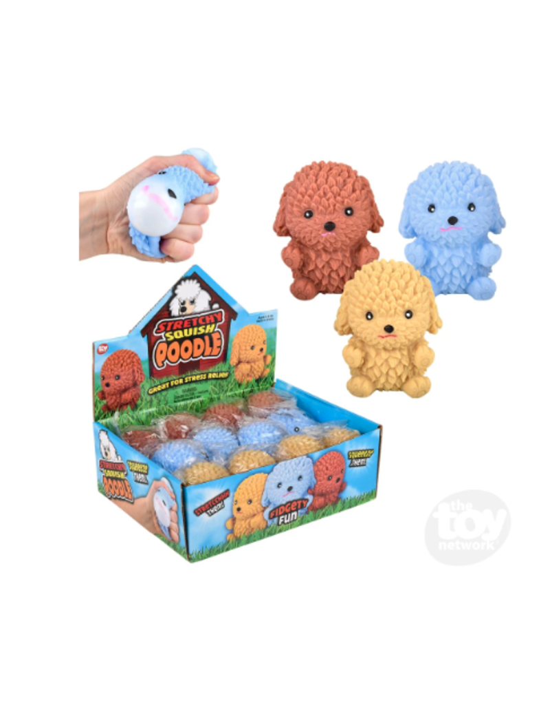 The toy network Novelty Squish and Squeeze Poodle (2.5"; Colors Vary; Sold Individually)