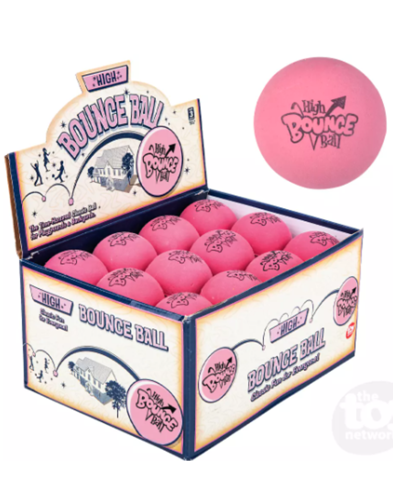 The toy network Novelty Rubber High-Bounce Pinky Ball (2.5"; Sold Individually)