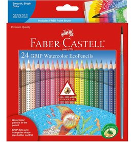 Faber-Castell Art Supplies Grip Watercolor EcoPencils (24 Pack)