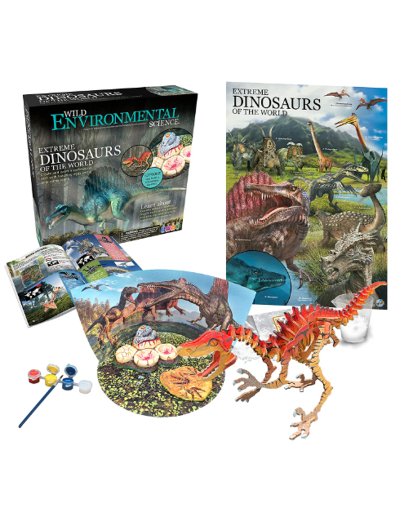 Wild Science Science Kit Extreme Dinosaurs of the World