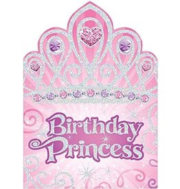 Playhouse Card - Happy Birthday - Princess Tiara Foil Card