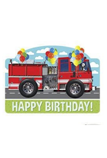Playhouse Card - Fire Truck Foil Card