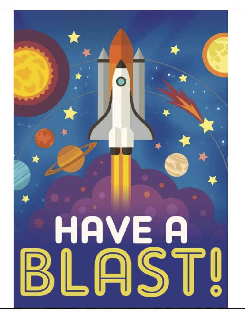 Playhouse Card - Foil Out of This World (Hope your birthday is a blast!)