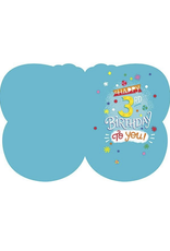 Paper House Production Card - Happy Birthday - You are Three