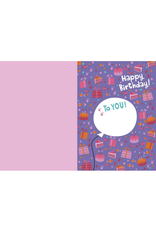Paper House Production Card - Happy Birthday Cat