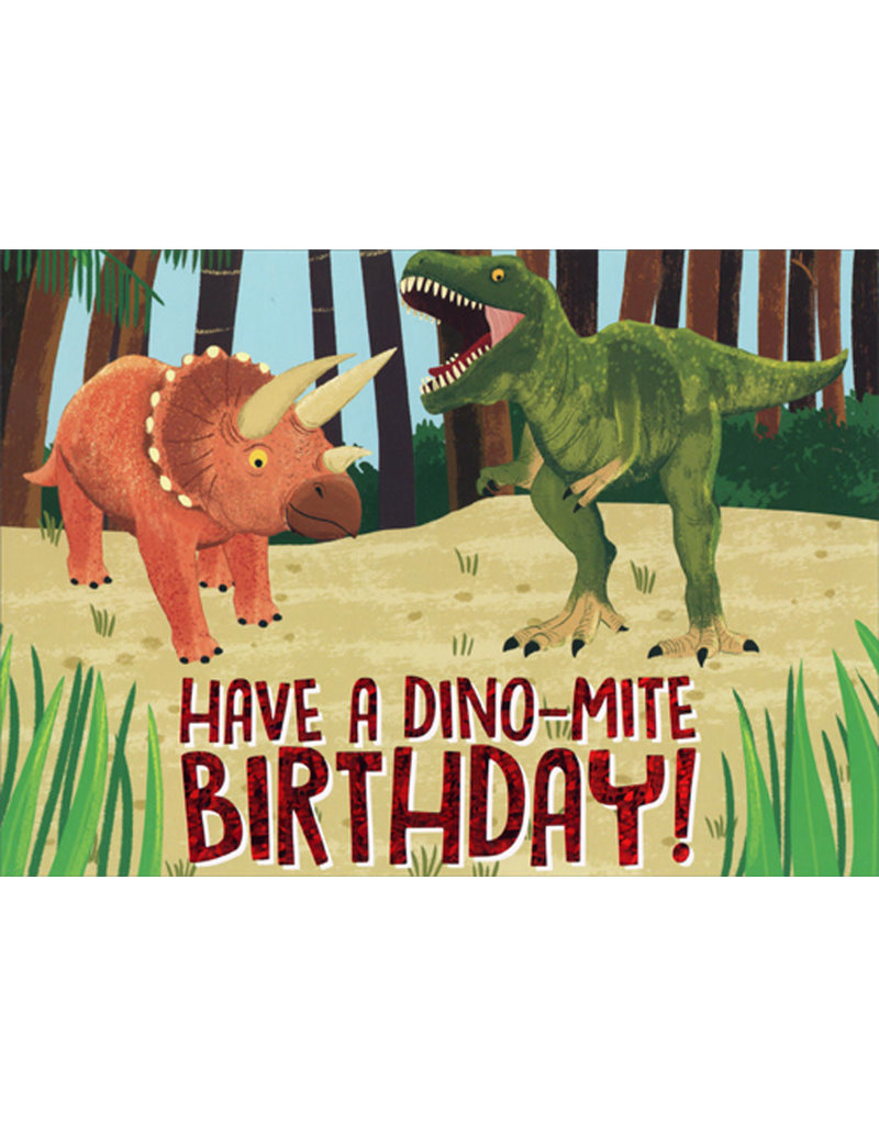 Paper House Production Card - Have a DINO-MITE Birthday