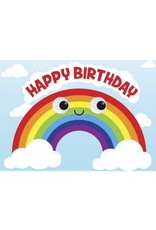 Playhouse Card - Glitter Rainbow Happy Birthday