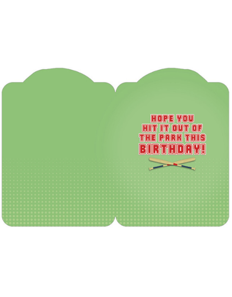 Paper House Production Card - Baseball Happy Birthday