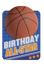 Paper House Production Card - Basketball Happy Birthday All- Star