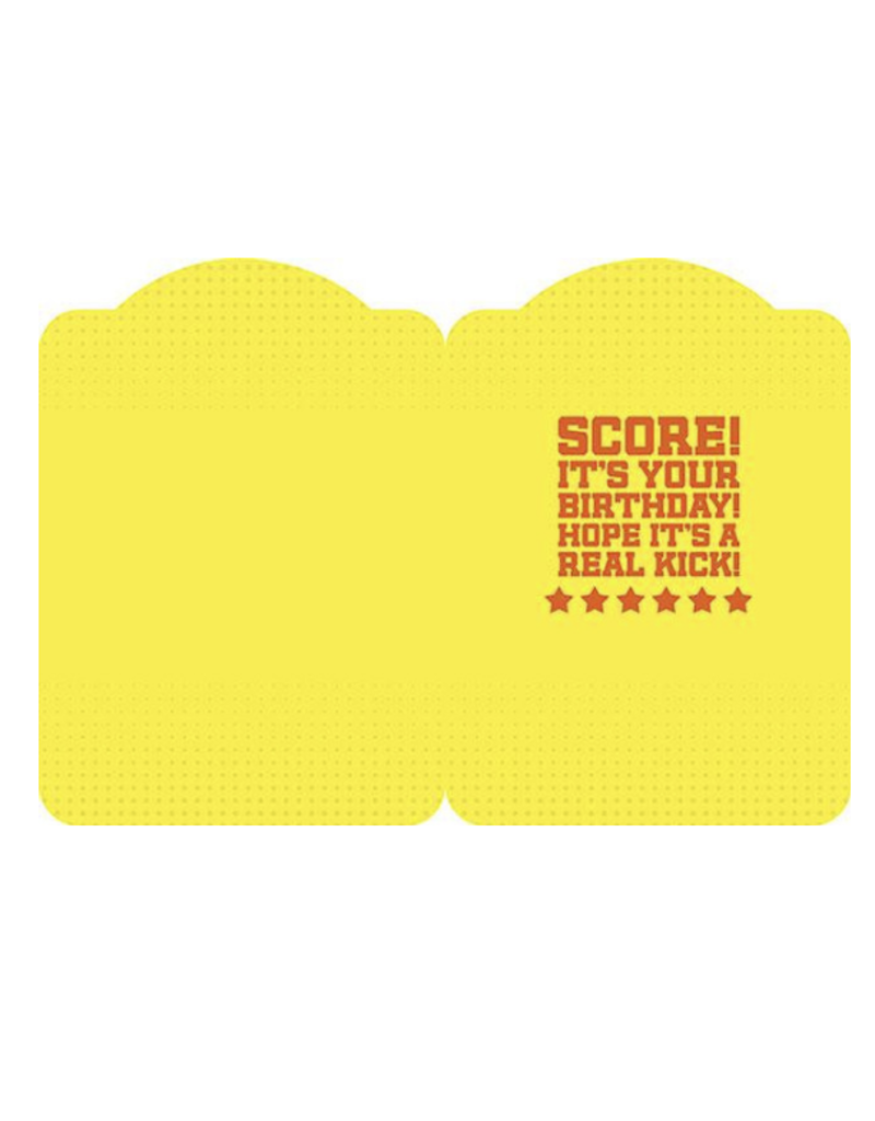 Paper House Production Card - Soccer Happy Birthday