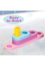 Just Think Toys Bath Blocks Planks & Pegs Starter Set Pink & Purple