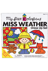 Playmonster Craft Kit My First Colorforms Retro Miss Weather Dress Up Set