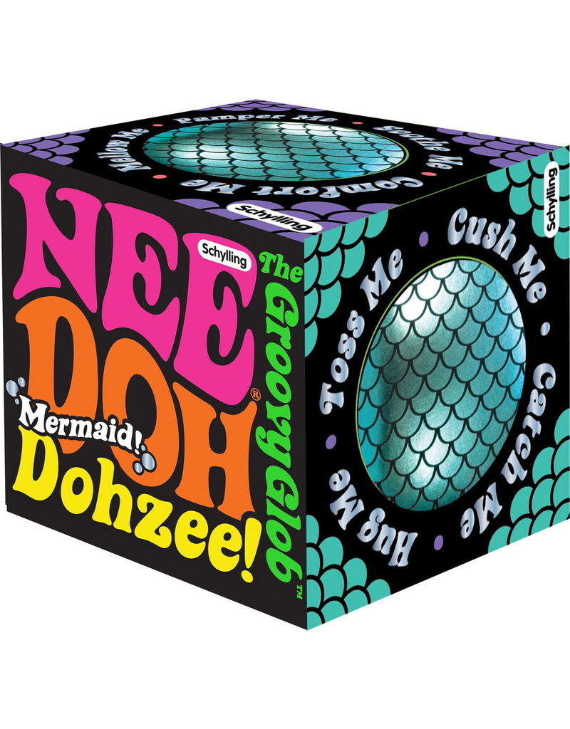 Schylling Toys Fidget Nee Doh Mermaid Dohzee! Ball (Colors Vary; Sold Individually)