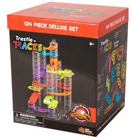 Fat Brain Toys Game Trestle Tracks Deluxe Set