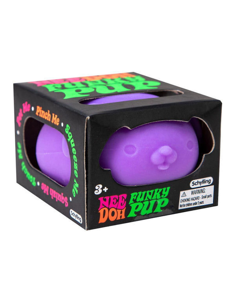 Schylling Toys Fidget Nee Doh Funky Pup (Colors Vary; Sold Individually)