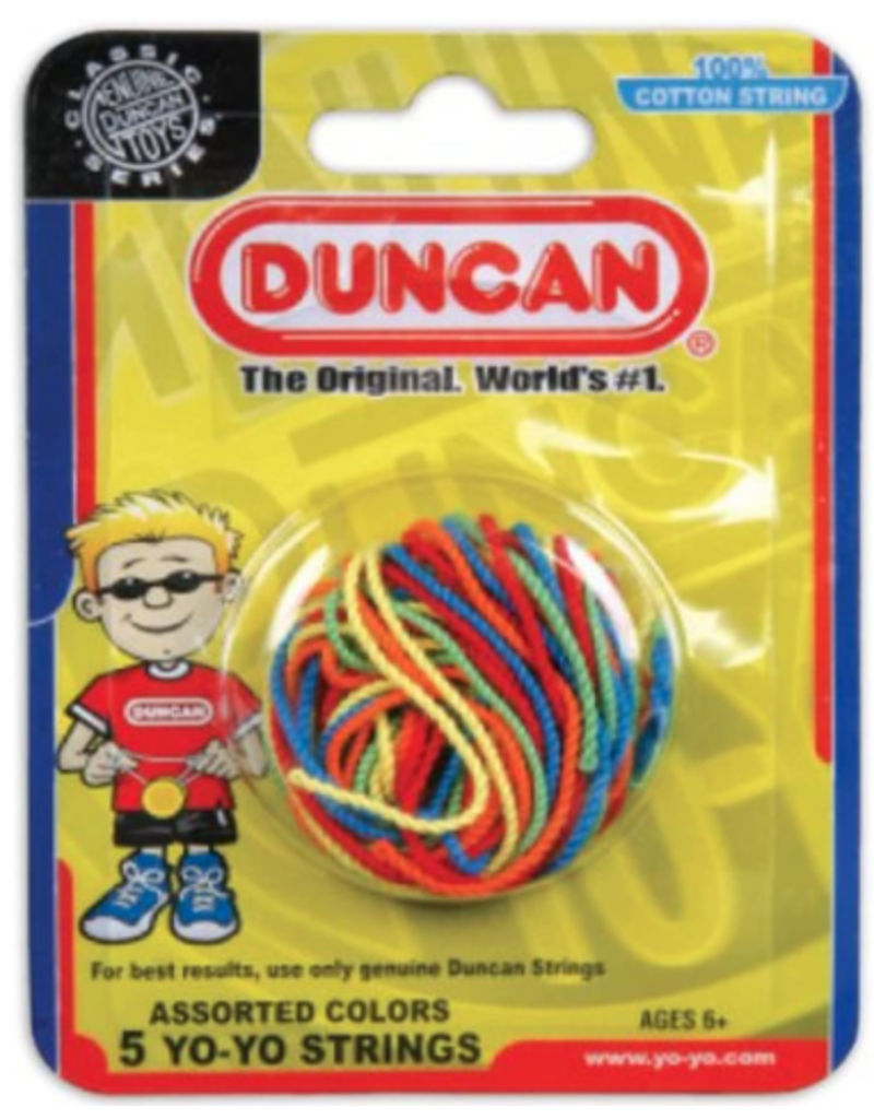 Duncan Toys Duncan Yo-Yo String Multi-Color (100% Cotton; 5-Pack)