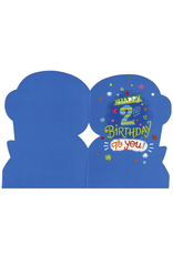 Playhouse Card - Happy Birthday 2nd Birthday Card Foil