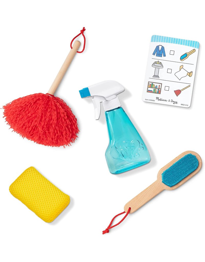 Melissa & Doug Pretend Play Deluxe Dust! Sweep! Mop! Cleaning Playset