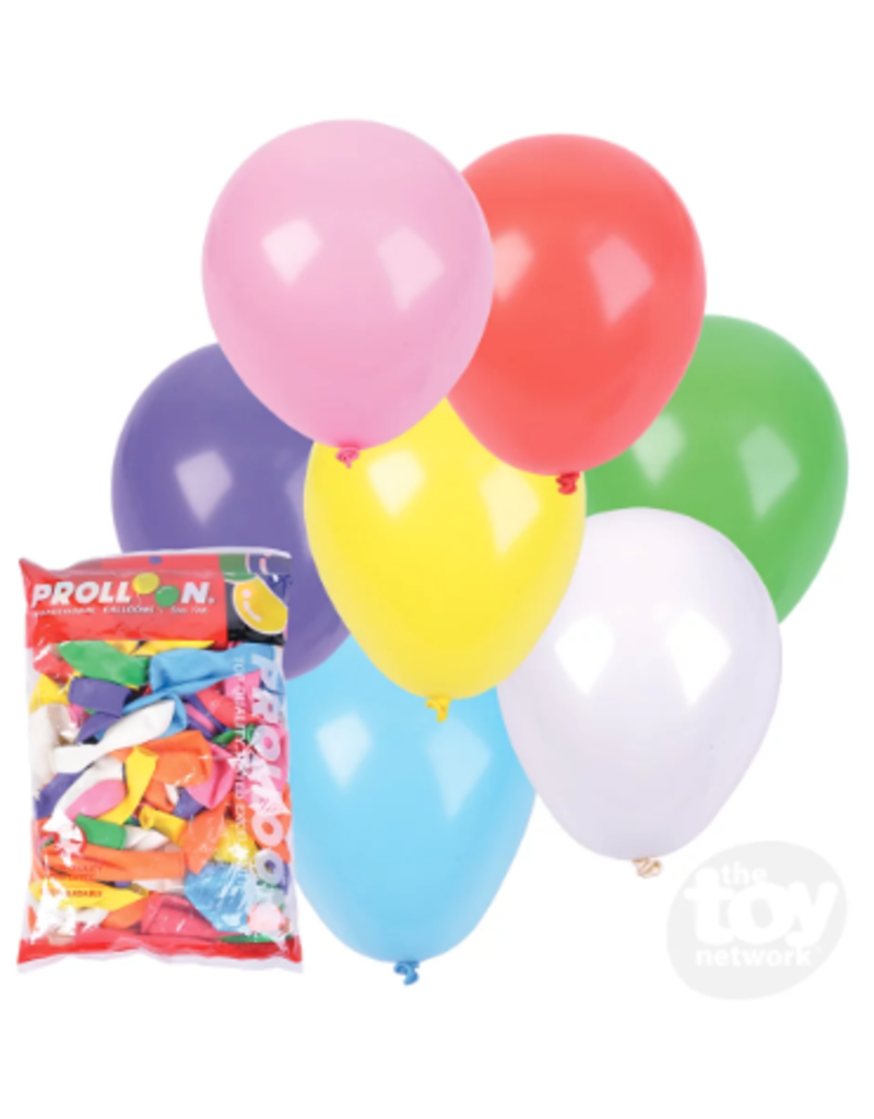 The toy network Novelty Latex Balloons (11" Colors Vary; Sold Individually)
